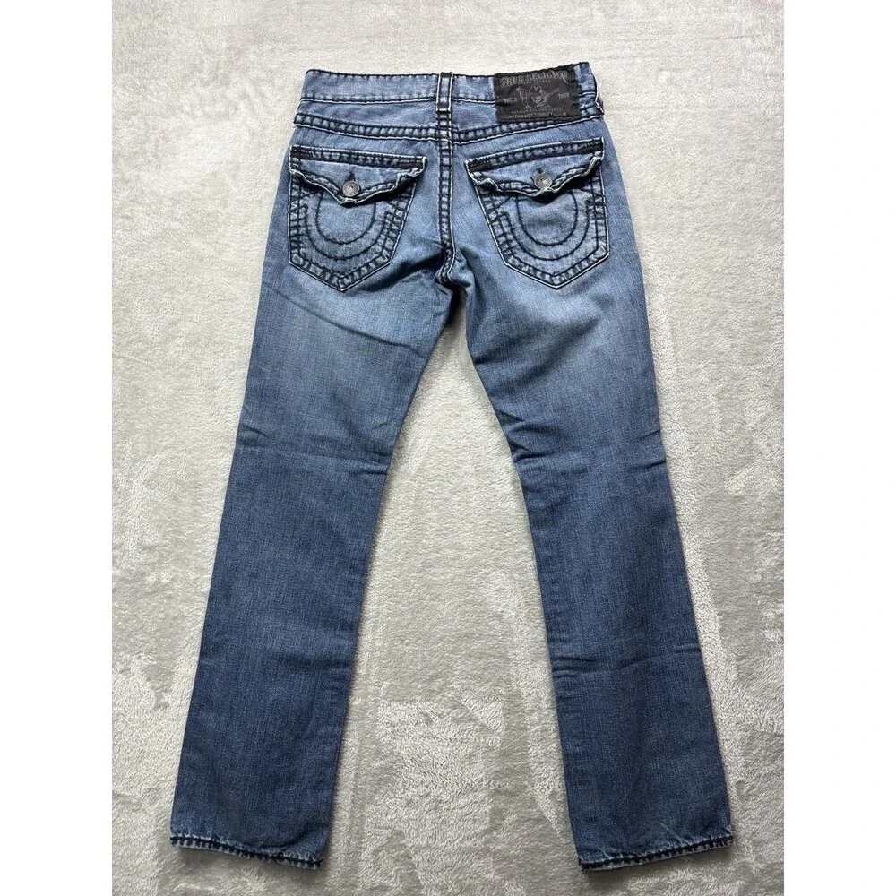 True Religion Ricky Super T Jeans USA Made Vintage Y2K Flap Pockets 31